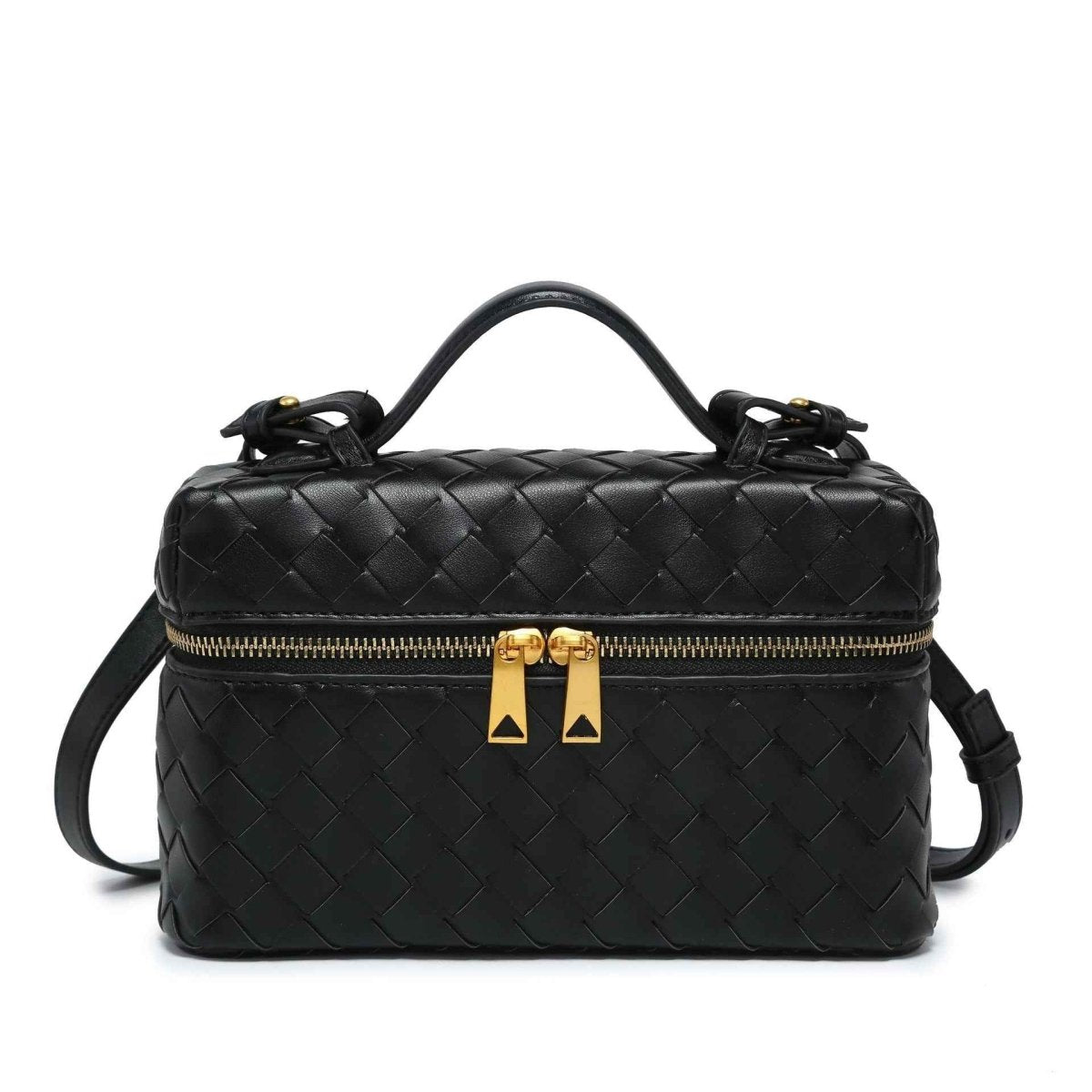 Stilvolle Damenhandtasche mit Textildesign - IdealeKleiden