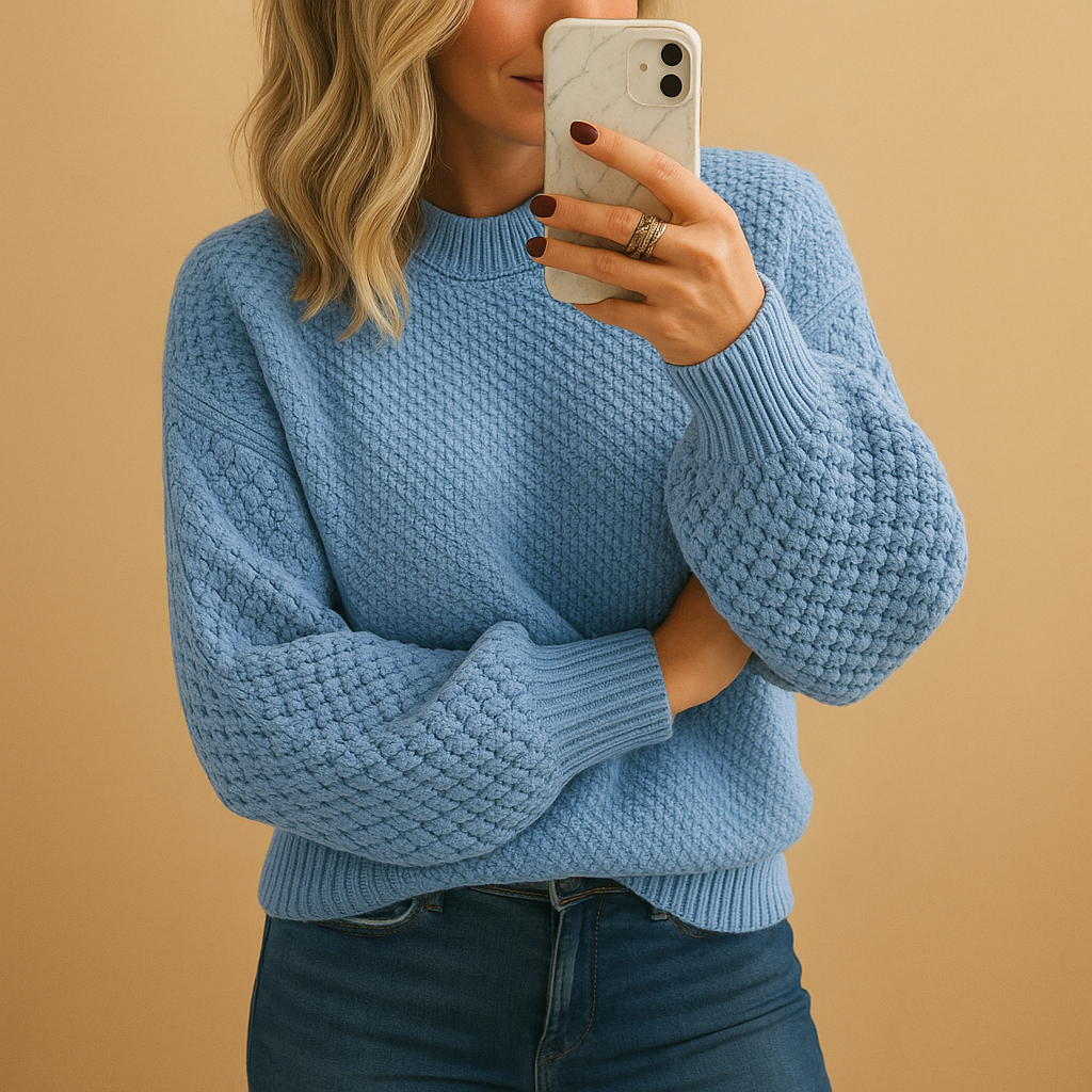 Pull en tricot épais doux et confortable pour l'hiver