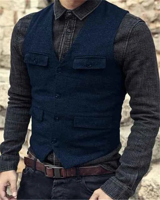Gilet homme stylé coupe slim moderne