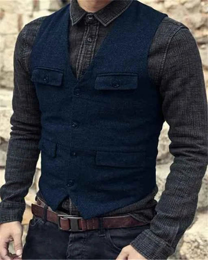 Gilet homme stylé coupe slim moderne
