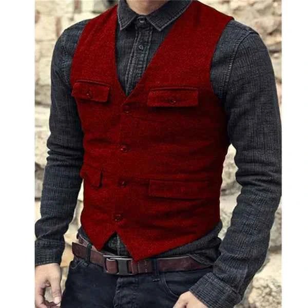 Gilet homme stylé coupe slim moderne