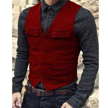 Gilet homme stylé coupe slim moderne