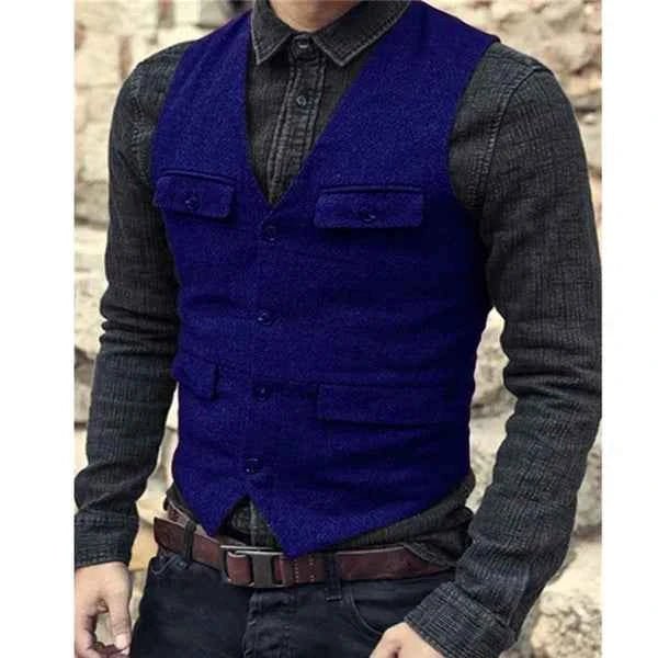 Gilet homme stylé coupe slim moderne