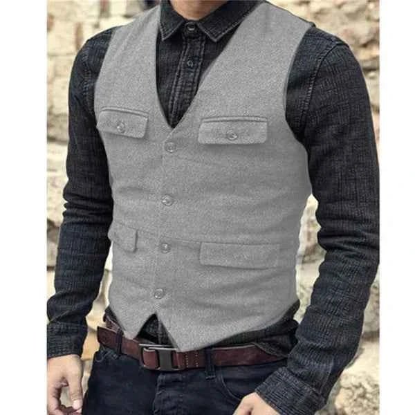 Gilet homme stylé coupe slim moderne
