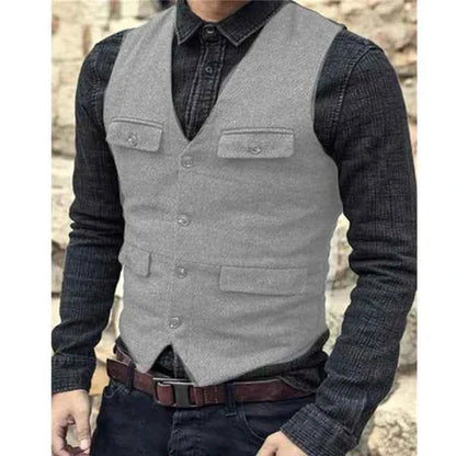 Gilet homme stylé coupe slim moderne