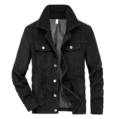 Veste pratique homme en velours côtelé léger