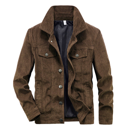 Veste pratique homme en velours côtelé léger