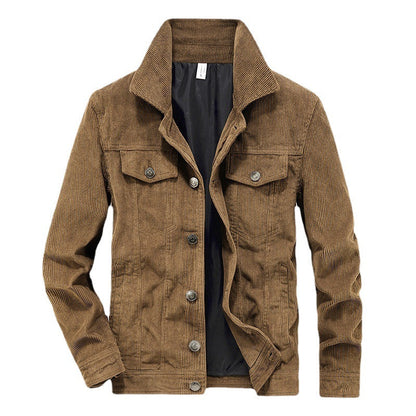 Veste pratique homme en velours côtelé léger