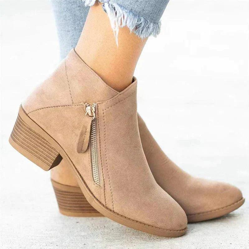 Bottines Femme Confortables Petit Talon