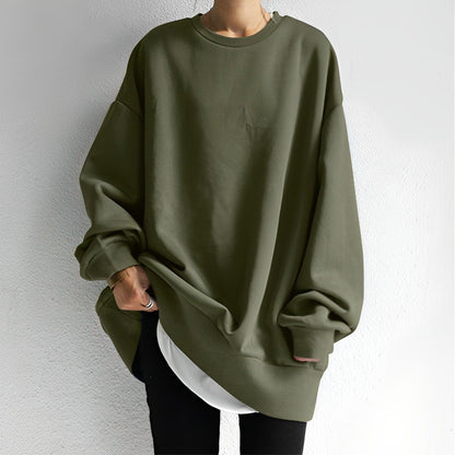 Sweat-shirt grande taille amplement confortable