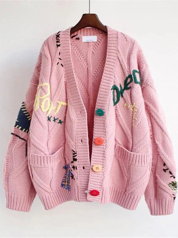 Cardigan court en maille pour femme