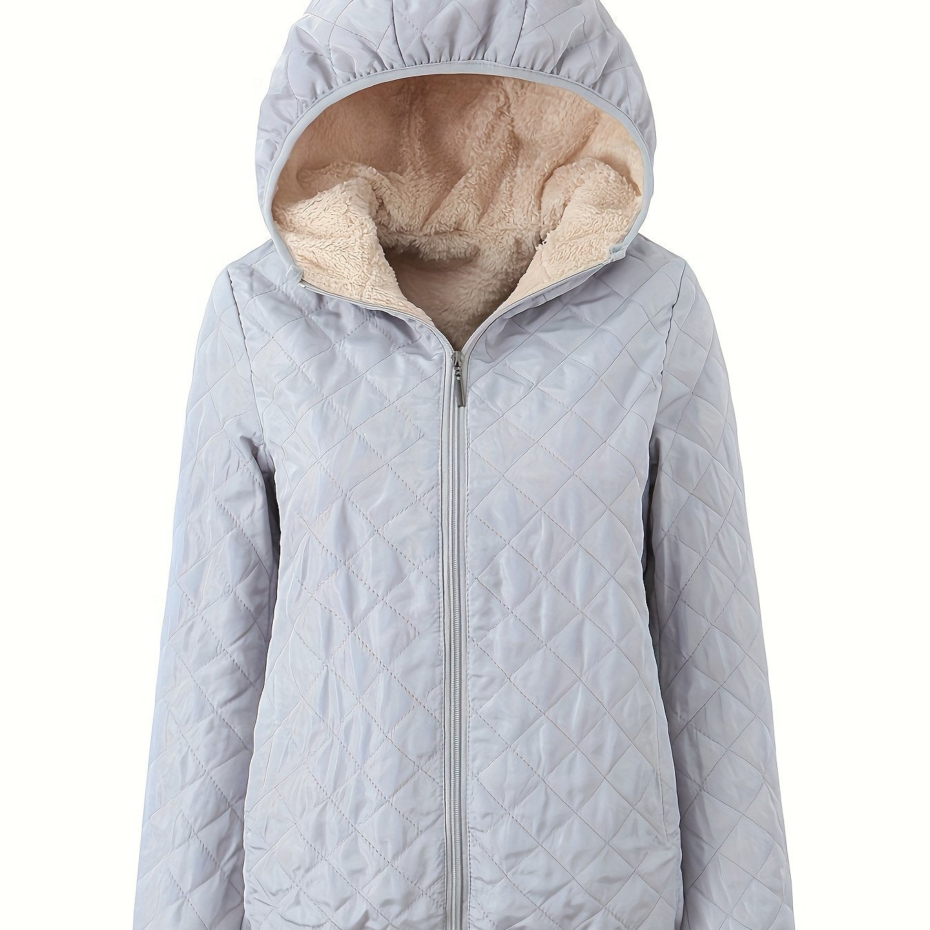 Veste d'hiver chaude rembourrée avec capuche