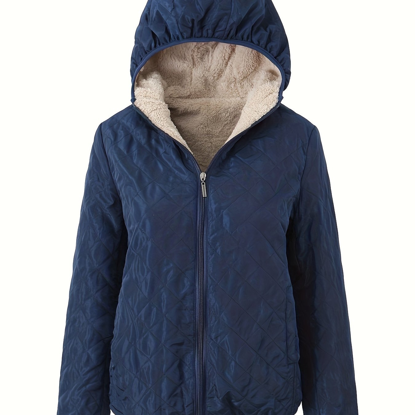 Veste d'hiver chaude rembourrée avec capuche
