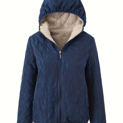 Veste d'hiver chaude rembourrée avec capuche