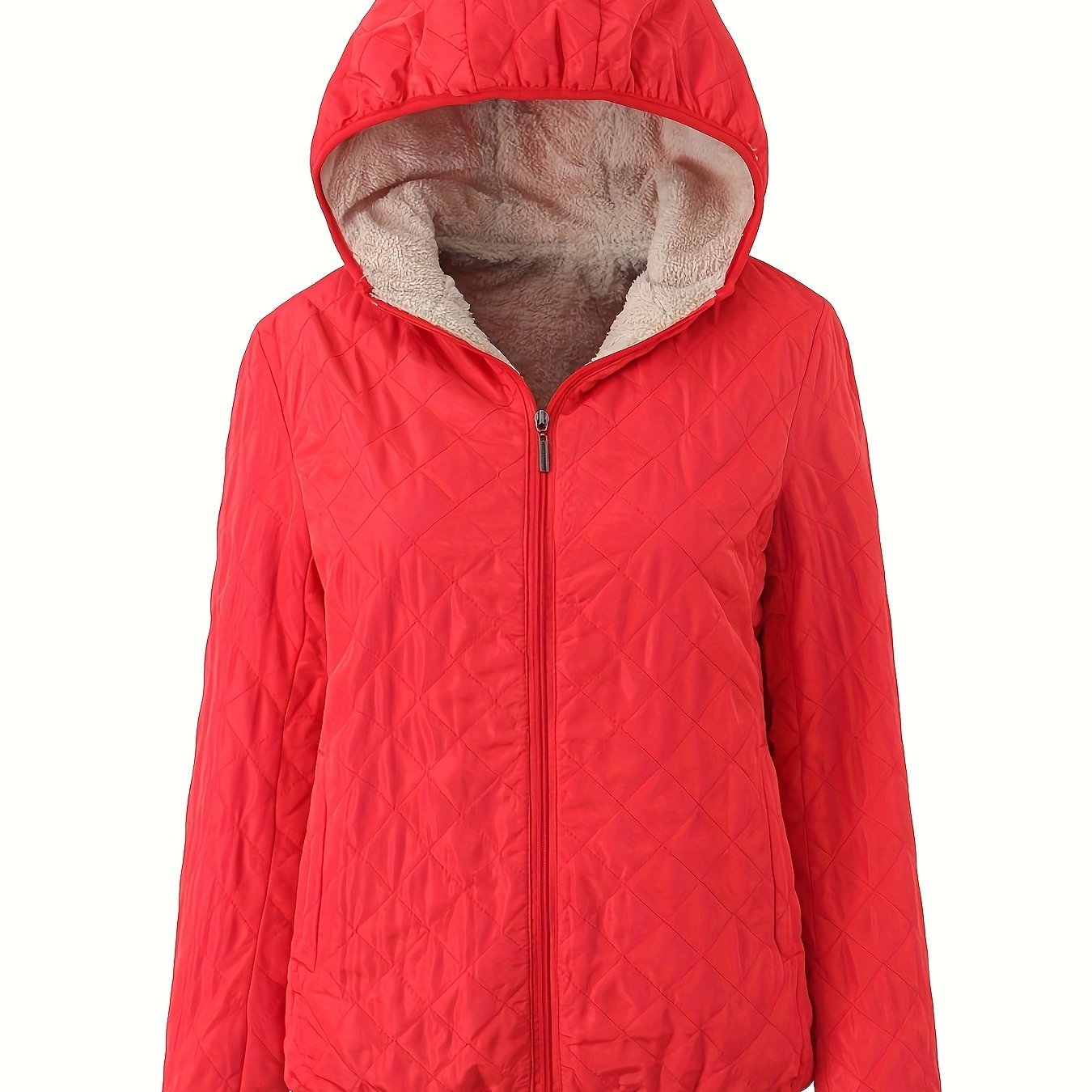 Veste d'hiver chaude rembourrée avec capuche