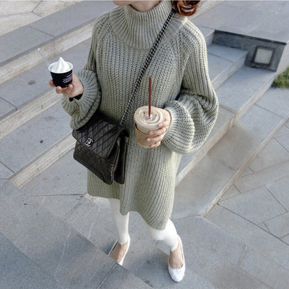 Weite Strickpullover Damen Oversized Stilvoll - IdealeKleiden