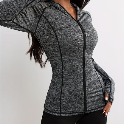 Veste sportive à capuche avec rayures contrastantes