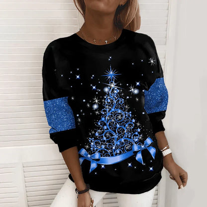 Pull de Noël Femme Rouge Festive