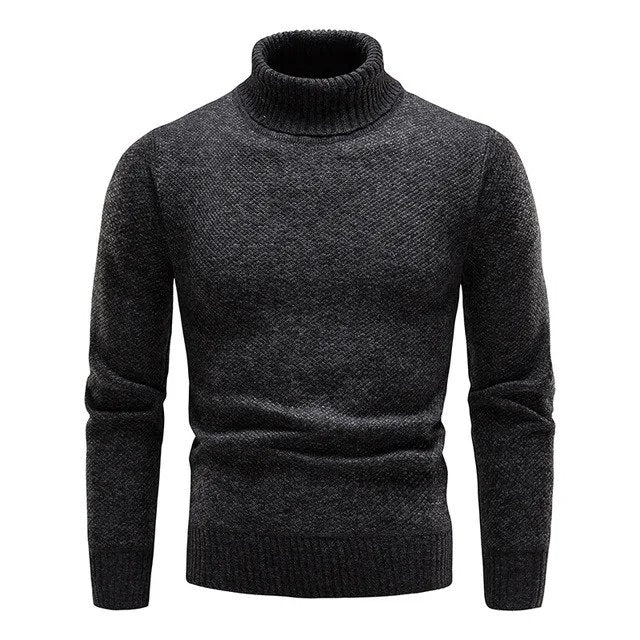 Herren Rollkragenpullover Modern Komfortabel - IdealeKleiden