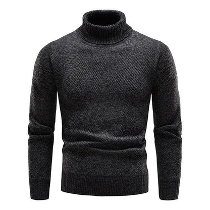 Herren Rollkragenpullover Modern Komfortabel - IdealeKleiden