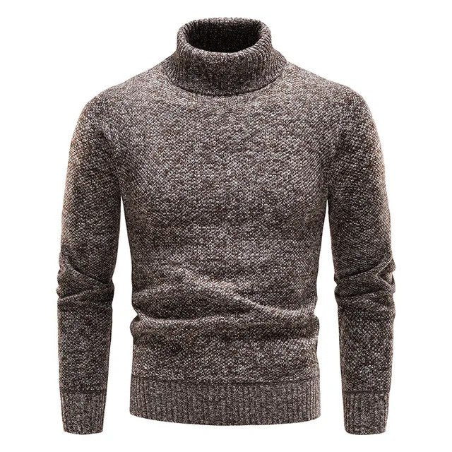 Pull à col roulé pour homme élégant et confortable