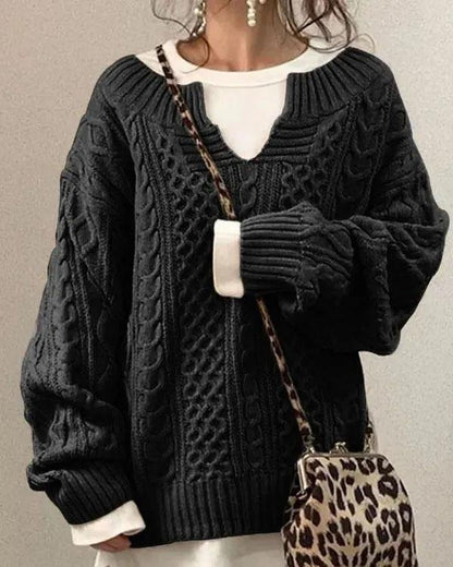 Pull doux, chaud et élégant