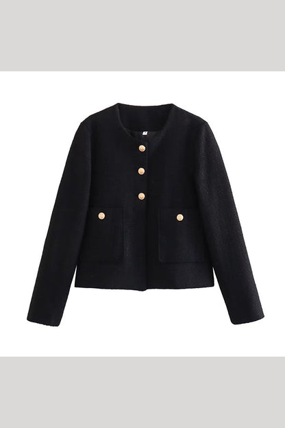 Veste décontractée mode, design texturé