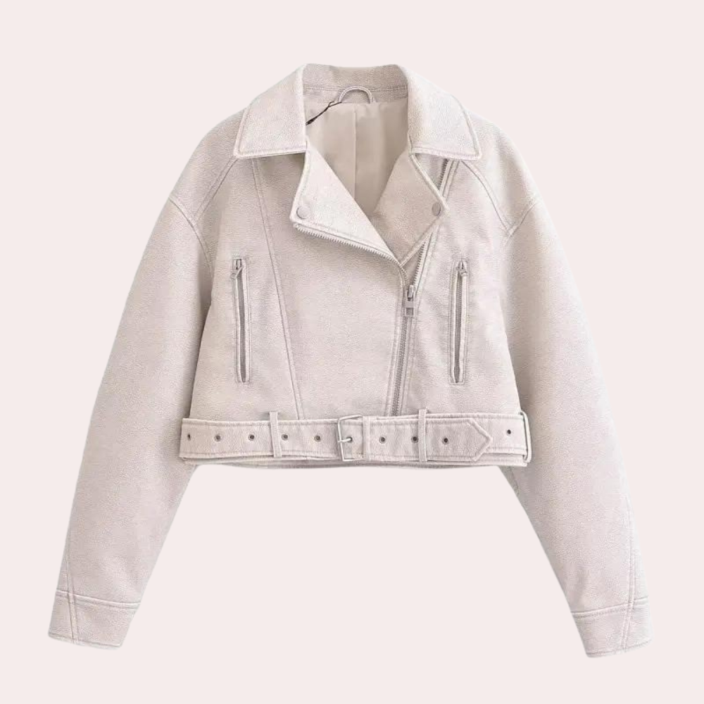 Blouson moto femme moderne été