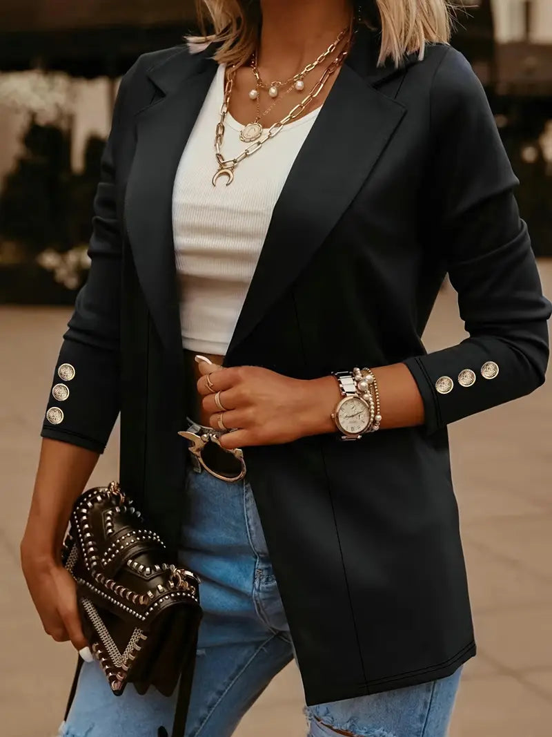 Fiona - Blazer à manches longues chic pour le printemps