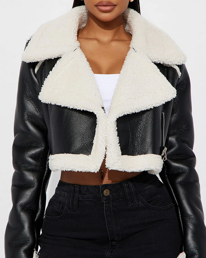 Veste courte Manteau Élégant Femme