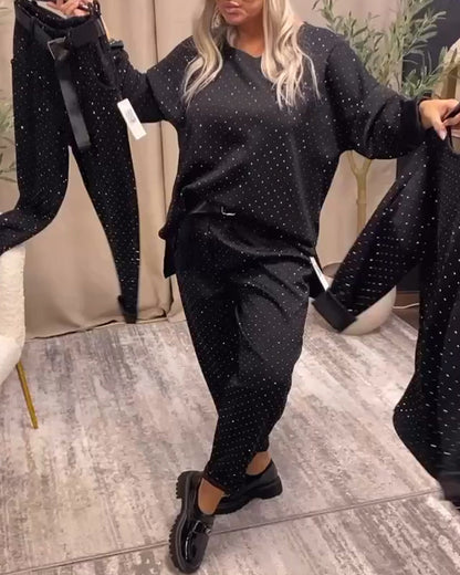 Vêtements modernes Col rond Style décontracté