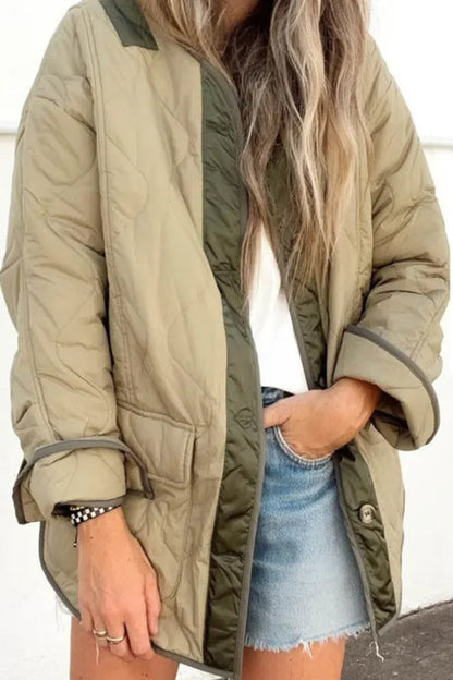 Veste en coton confortable et colorée avec poche