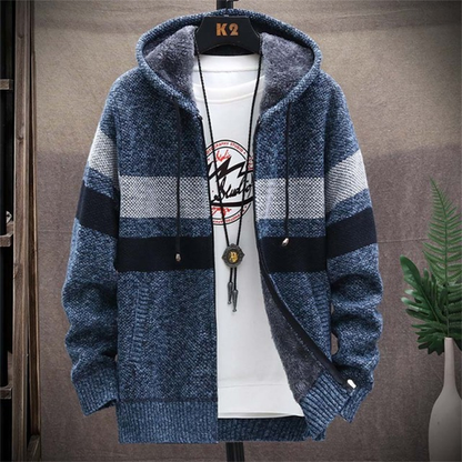 Sweat à capuche pour hommes chaud et hivernal