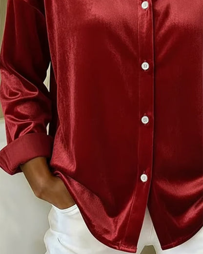 Elegantes Herrenhemd mit Reverskragen - IdealeKleiden