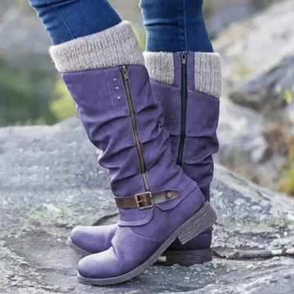 Bottines élégantes pour femme avec boucle