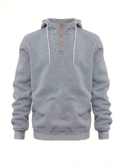 Hoodie homme manches longues chaud moderne