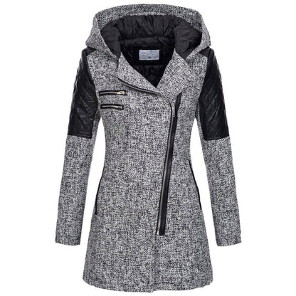 Warmes Winterkleid Damen Parka - IdealeKleiden