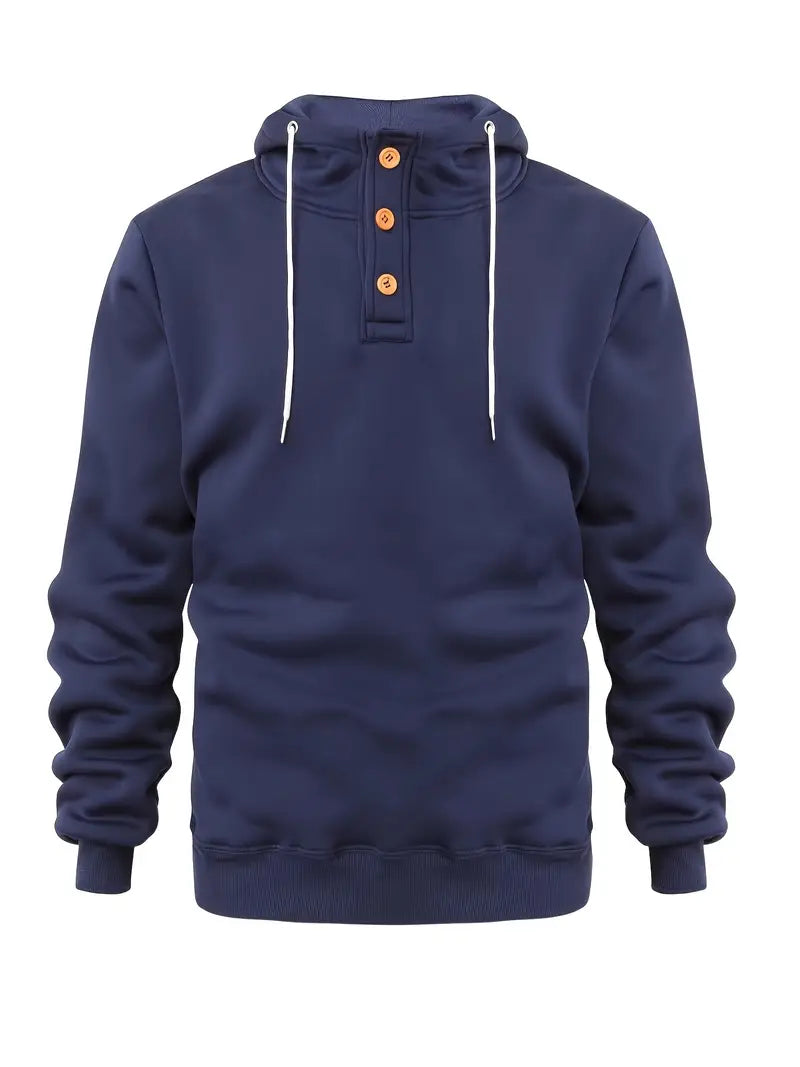 Hoodie homme manches longues chaud moderne