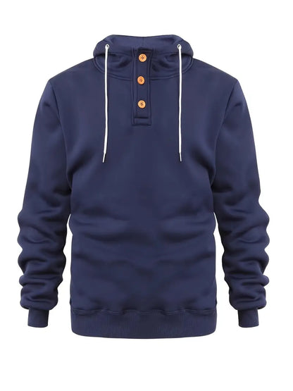 Hoodie homme manches longues chaud moderne