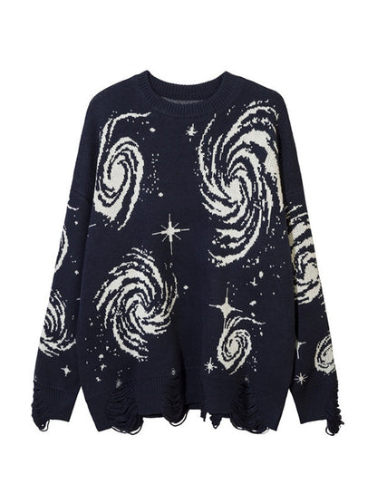 Sweat-shirt vintage d'aspect vieilli style déchiré