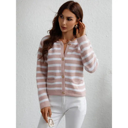 Gilet douillet avec boutons et poches latérales