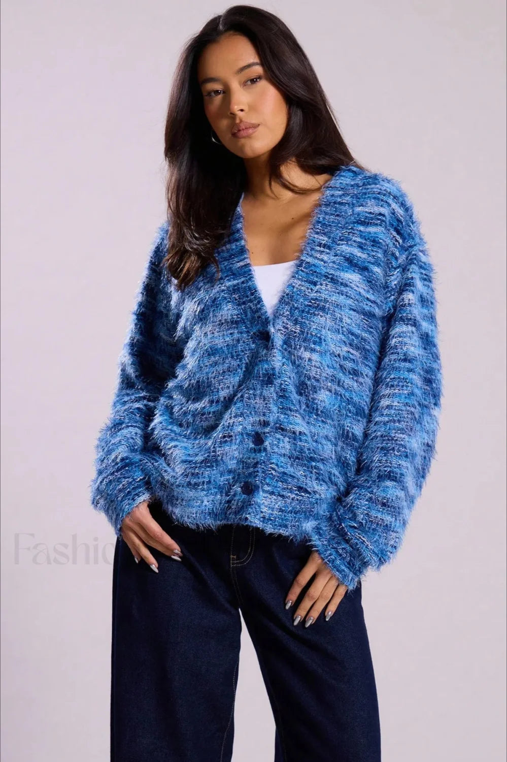 Cardigan élégant à rayures vintage