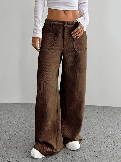 Pantalon femme confortable en coton