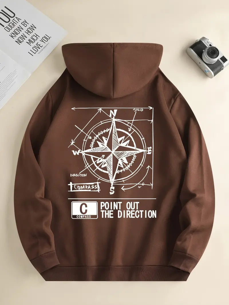 Pull Homme Capuche Sport Imprimé
