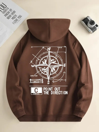 Pull Homme Capuche Sport Imprimé