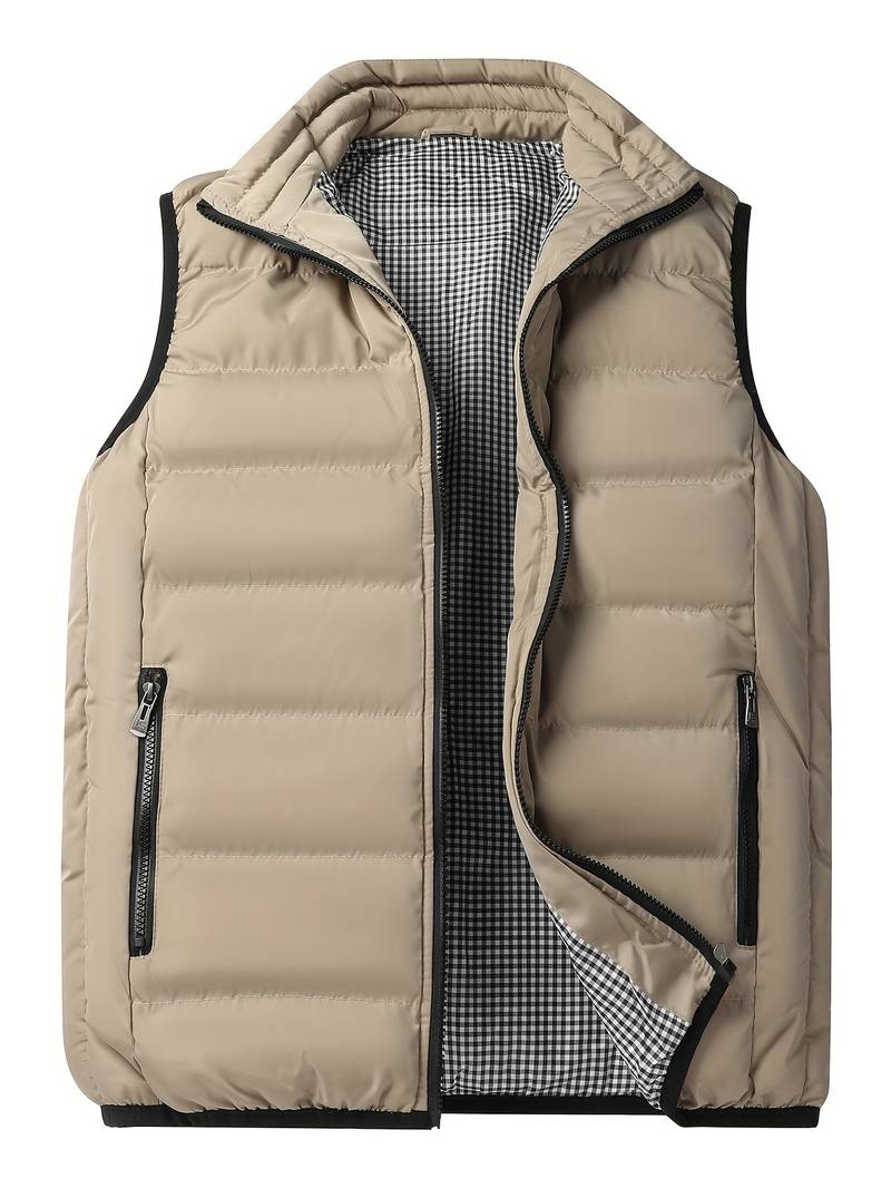 Gilet matelassé homme, chaud et isolant