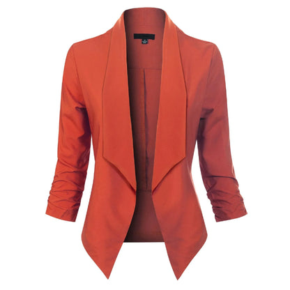 Blazer élégant pour femme, manches longues