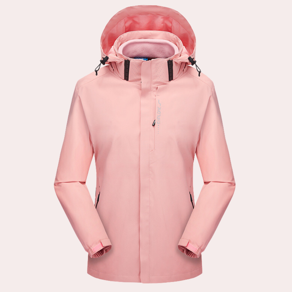Veste d'automne coupe-vent et chaude pour femme