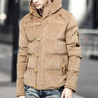 Veste à capuche élégante pour homme, design moderne