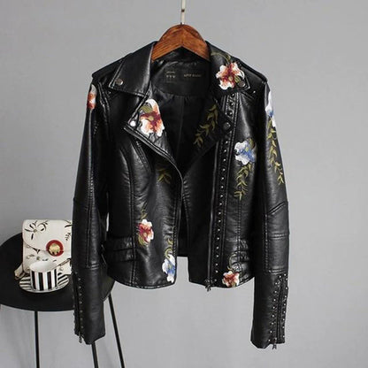 Frauenjacke Blumenprint Modern Style - IdealeKleiden
